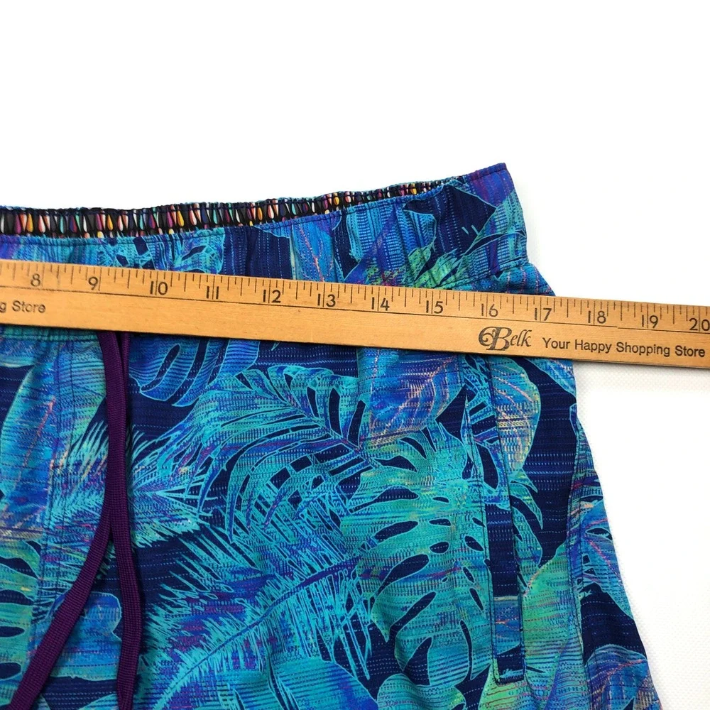 Robert Graham Paradise Garage Fauna Swim Shorts Blue Tropical Mens L